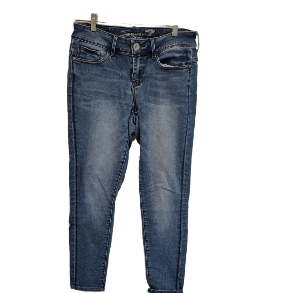 Seven7 Women's Light Blue Skinny Jeans